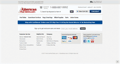 Desktop Screenshot of americanpooltables.com